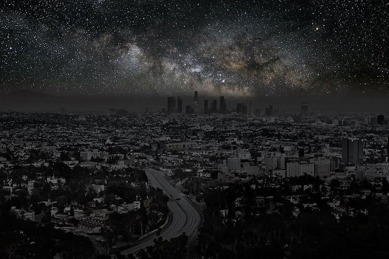 Los_Angeles_darkened cities by thierry cohen