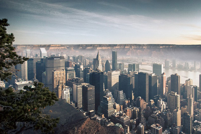 manhattan new york inside the grand canyon by gus petro (3)