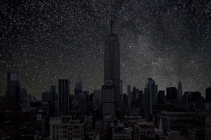 New_York_darkened cities by thierry cohen
