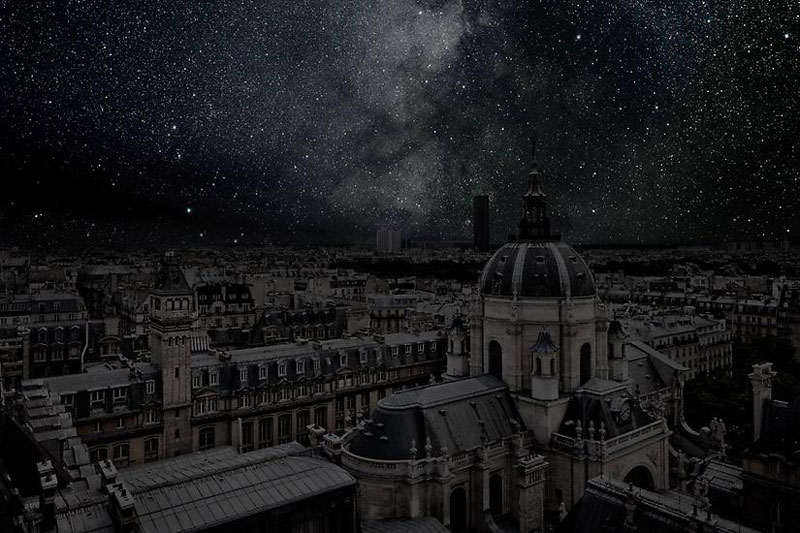 Paris_darkened cities by thierry cohen
