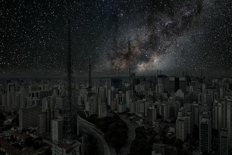Sao_Paulo_darkened cities by thierry cohen