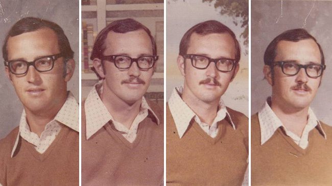 techer wears same yearbook photo outfit for 40 years (2)