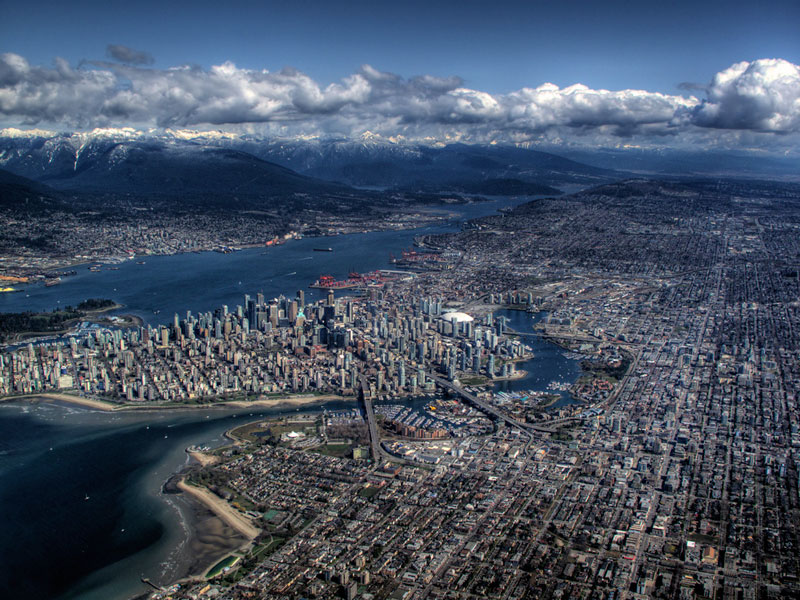 vancouver aerial from above Picture of the Day: Vancouver From Above