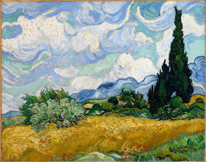 Vincent_van_Gogh-Wheat_Field_with_Cypresses-1889