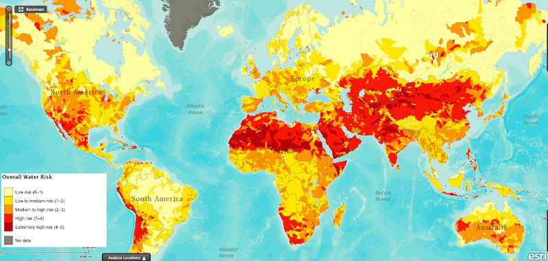 drought risk its not just isolated around the equator 40 Maps That Will Help You Make Sense of the World