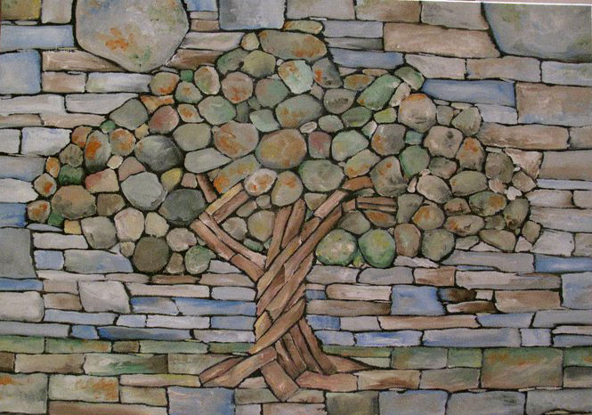 dry stone tree wall memorial eric landman (1)