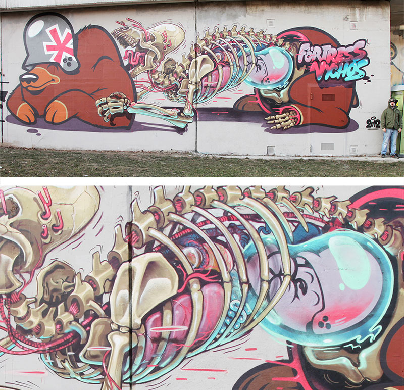 exploded view street art murals by nychos (11)