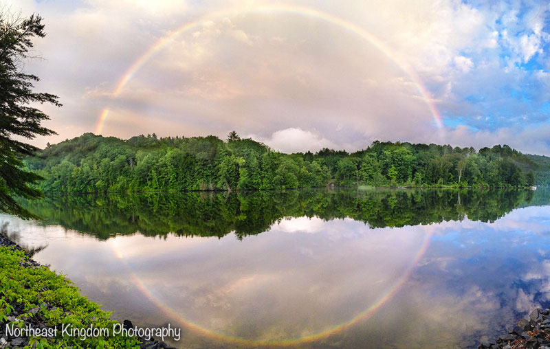 full circle rainbow reflection Picture of the Day: The Full Circle Rainbow