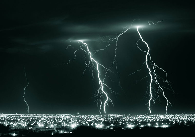 long exposure lightning at night hermosillo mexico Picture of the Day: Lightning Crashes