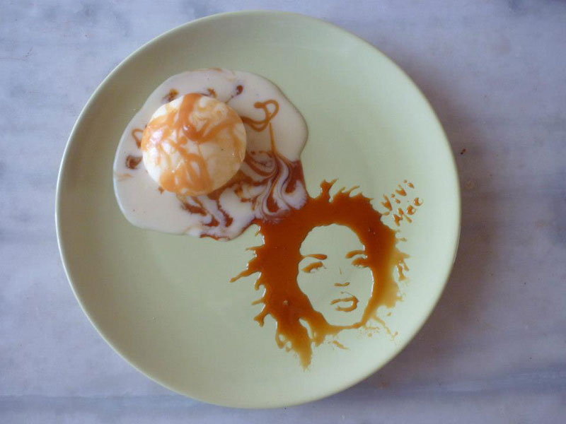 speed painting portraits made from various foods and drinks (11)
