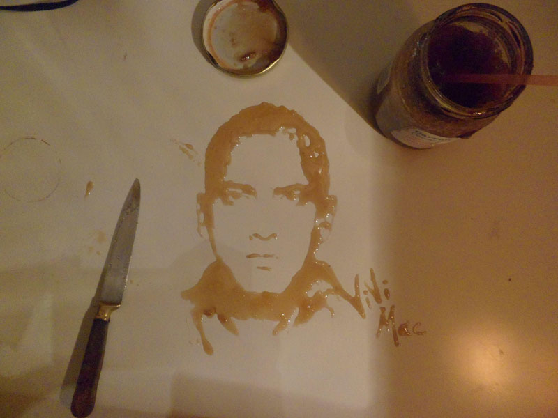 speed painting portraits made from various foods and drinks (5)