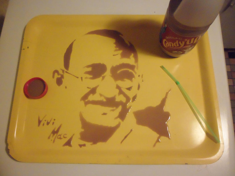 speed painting portraits made from various foods and drinks (8)