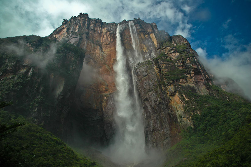 angel falls from below Picture of the Day: The Tallest Waterfall in the World