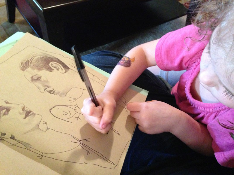 mica angela hendricks teams up with daughter on drawings (4)