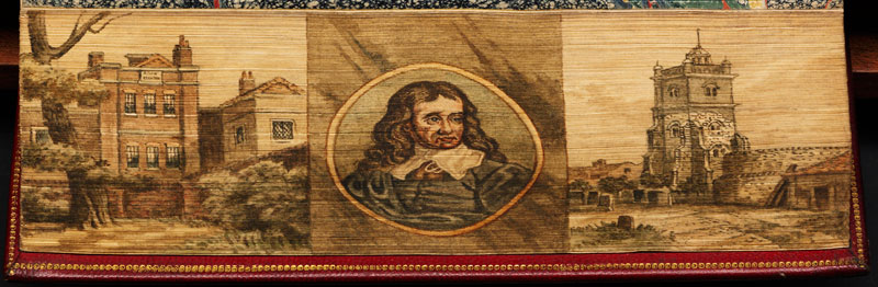 milton triptych fore edge book painting 40 Hidden Artworks Painted on the Edges of Books