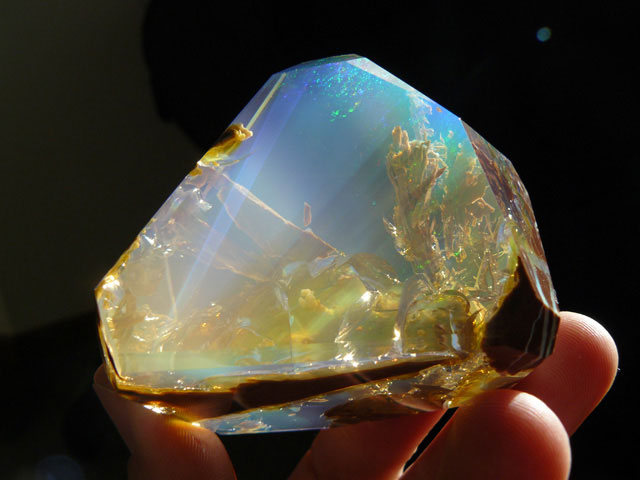 ocean inside an opal oregon butte 8 This is a Cut and Polished Chinga Meteorite