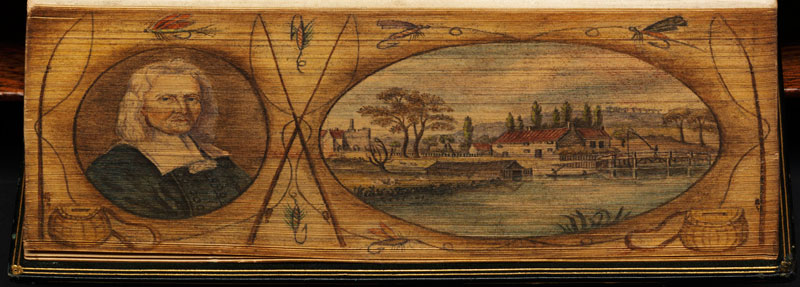 walton portrait fore edge book painting 40 Hidden Artworks Painted on the Edges of Books