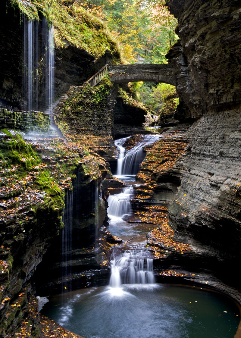 watkins glen gorge rainbow bridge new york The Top 100 Pictures of the Day for 2013
