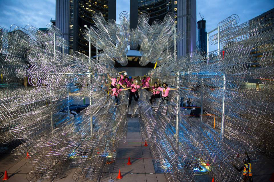 ai wei wei forever bicycles nuit blanche toronto 2013 (4)