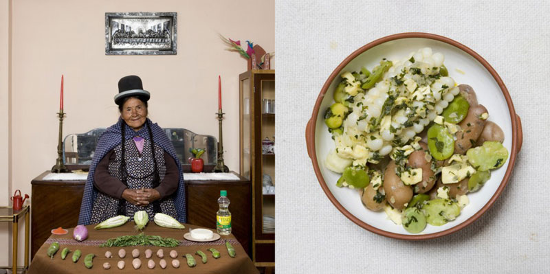 bolivia grandmothers cook signature dish portraits gabriele galimberti Grandmothers Posing with their Signature Dish