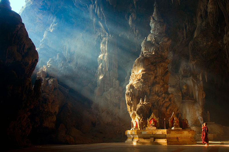 Buddha Temple Datdawtaung Cave kyaukse mandalay myanmar lin tun