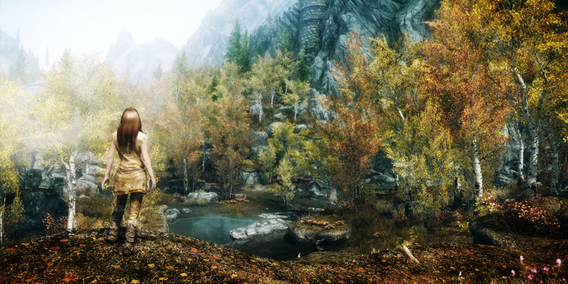elder scrolls v skyrim elemental 40 Cinematic Landscape Stills from Video Games