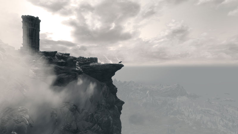 elder scrolls v skyrim skylords 40 Cinematic Landscape Stills from Video Games