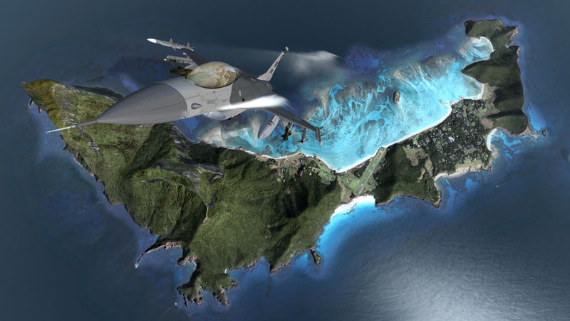 flight simulator x coast2coast 40 Cinematic Landscape Stills from Video Games