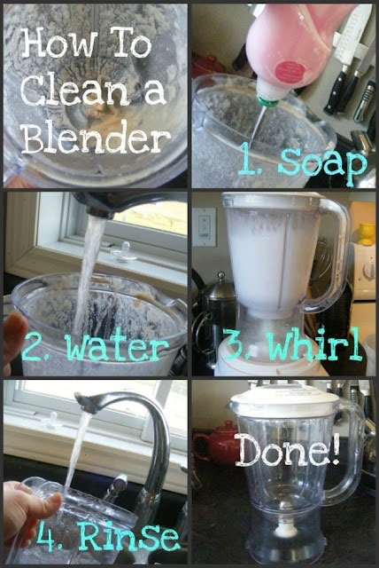 how to clean a blender life hack 40 Clever Life Hacks to Simplify your World