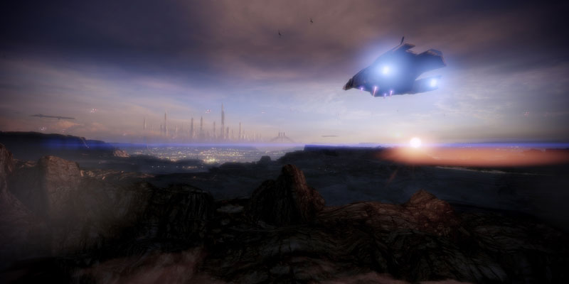 mass effect 2 inbound 40 Cinematic Landscape Stills from Video Games