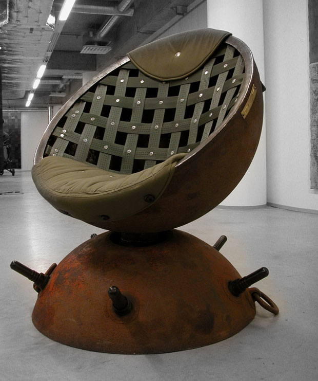 sea mines repurposed into furniture by mati karmin (11)