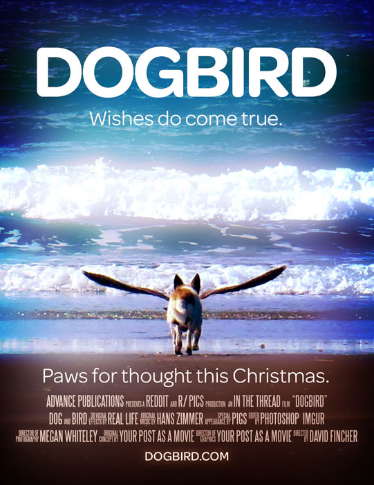dogbird movie poster1 Picture of the Day: Perfectly Timed Dogbird