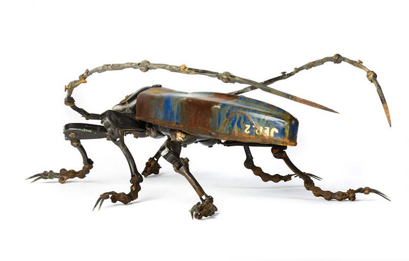 insects and animals made from scrap metal and bike parts edouard martinet (11)