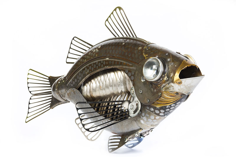 Intricate Animals Made from Scrap Metal and Old Auto Parts » TwistedSifter