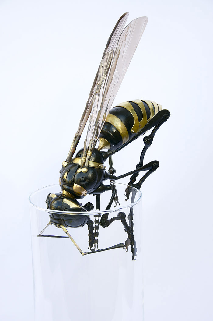 insects and animals made from scrap metal and bike parts edouard martinet 21 Mark Khaisman Makes Art with Everyday Packing Tape