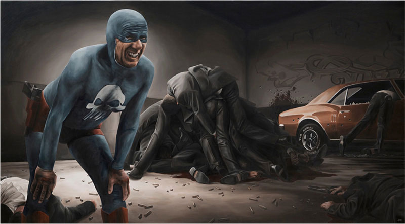 life of an aging superhero oil painting portraits by andreas englund (6)