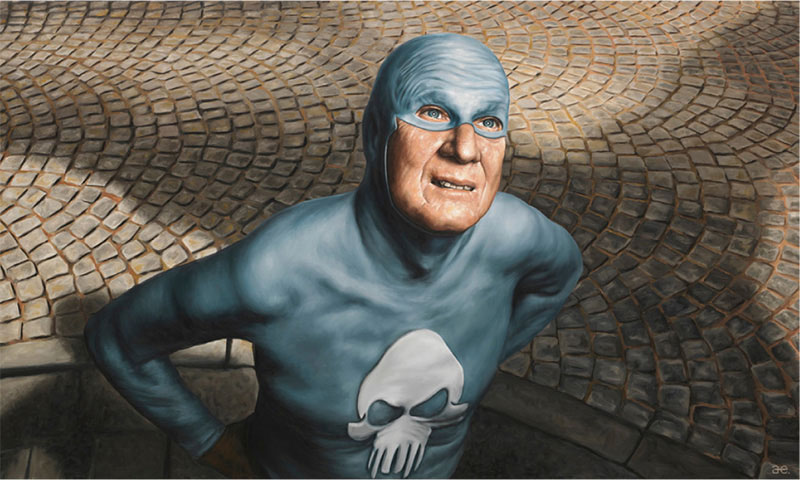 life of an aging superhero oil painting portraits by andreas englund (9)