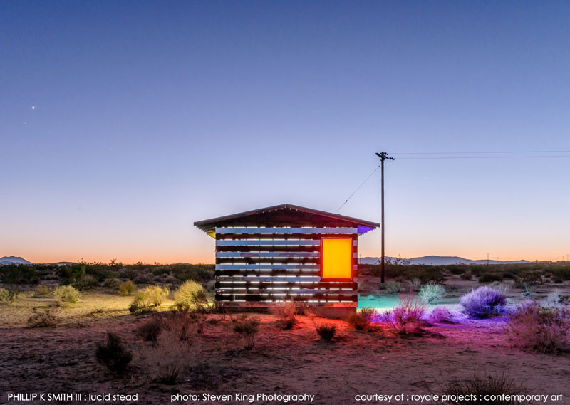 lucid stead by phillip k smith III transparent cabin wood and glass joshua tree national park (11)