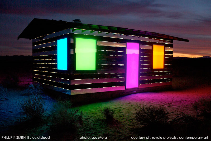 lucid stead by phillip k smith III transparent cabin wood and glass joshua tree national park (12)