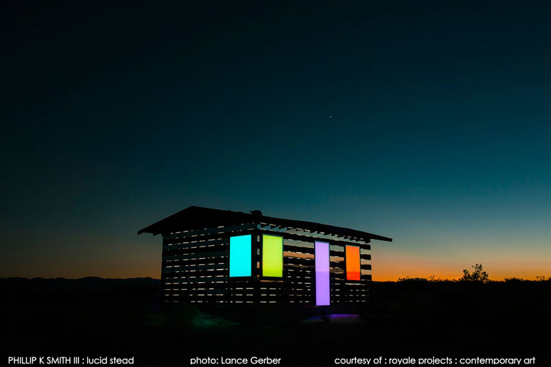 lucid stead by phillip k smith III transparent cabin wood and glass joshua tree national park (13)