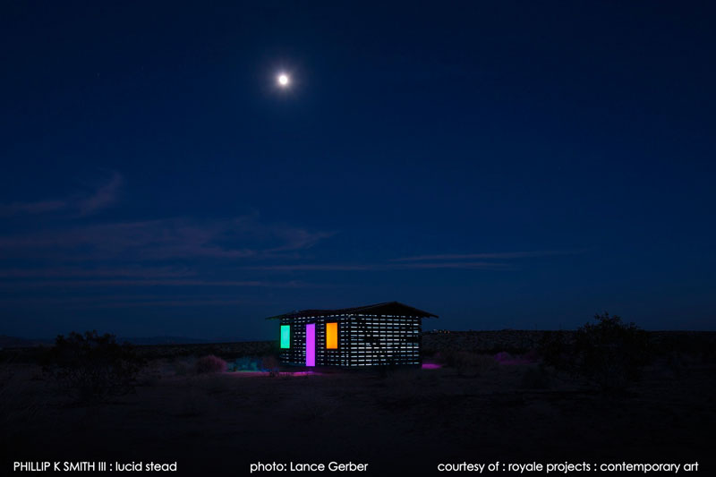lucid stead by phillip k smith III transparent cabin wood and glass joshua tree national park (14)