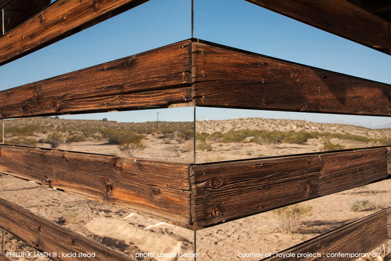 lucid stead by phillip k smith III transparent cabin wood and glass joshua tree national park (15)