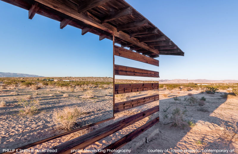 lucid stead by phillip k smith III transparent cabin wood and glass joshua tree national park (4)