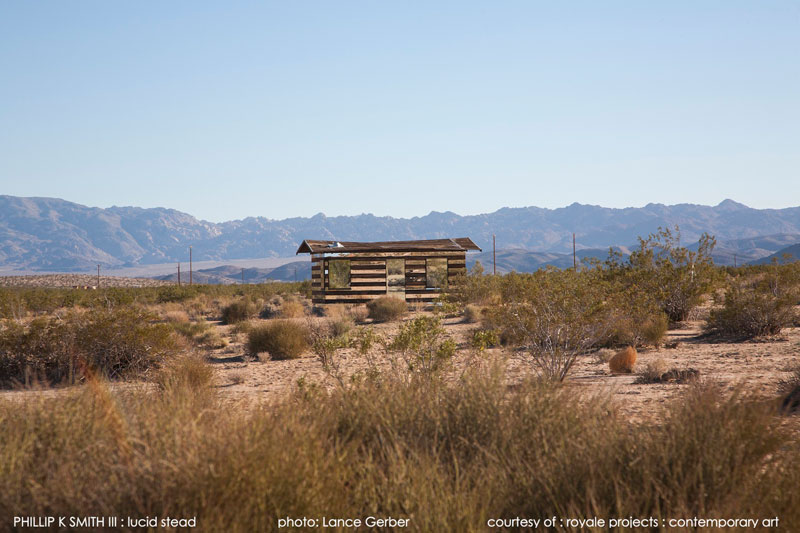 lucid stead by phillip k smith III transparent cabin wood and glass joshua tree national park (5)