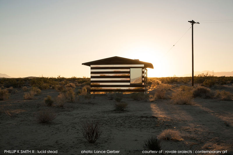 lucid stead by phillip k smith III transparent cabin wood and glass joshua tree national park (7)