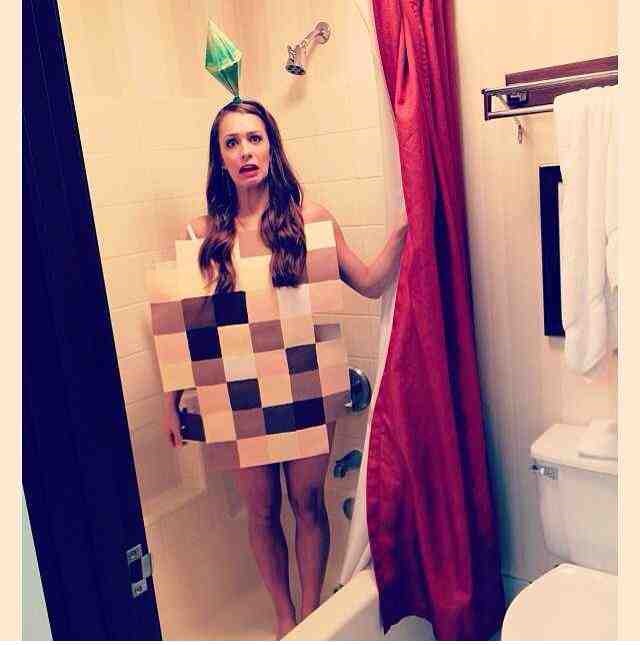 pixelated nudity halloween costume