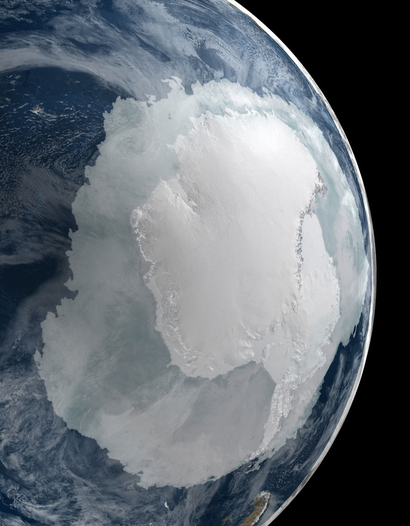 antarctica from space nasa This Image Really Puts the Size of Antarctica Into Perspective