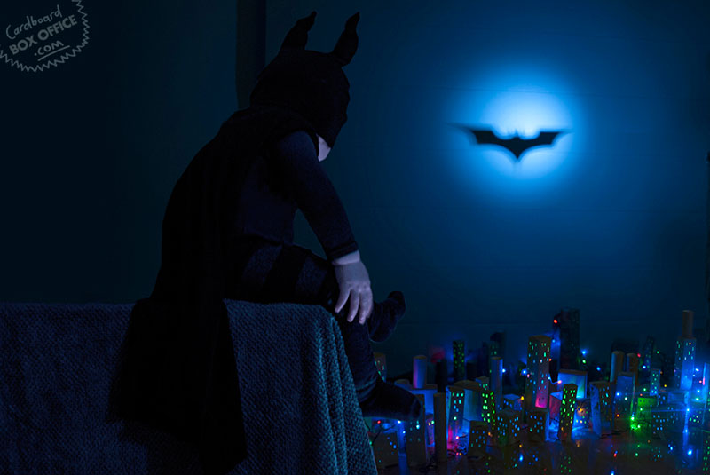 dark_knight Parents Recreate Movie Scenes with baby Son and cardboard