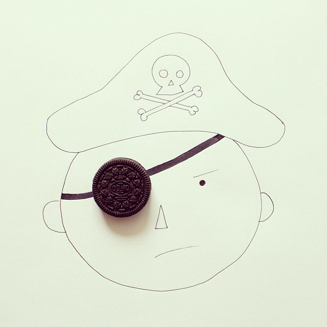 doodles that incorporate everday objects by javier perez cintascotch on instagram (2)