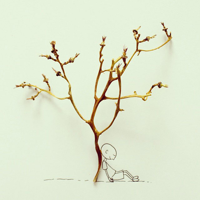 doodles that incorporate everday objects by javier perez cintascotch on instagram (3)